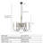 Leena 6 - Light Dimmable Chandelier
