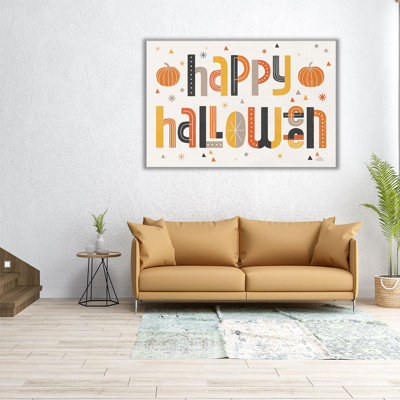 Retro Halloween I - reproduction d'art sur toile
