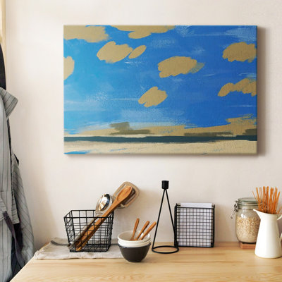 Paysage de plage texturé II sur