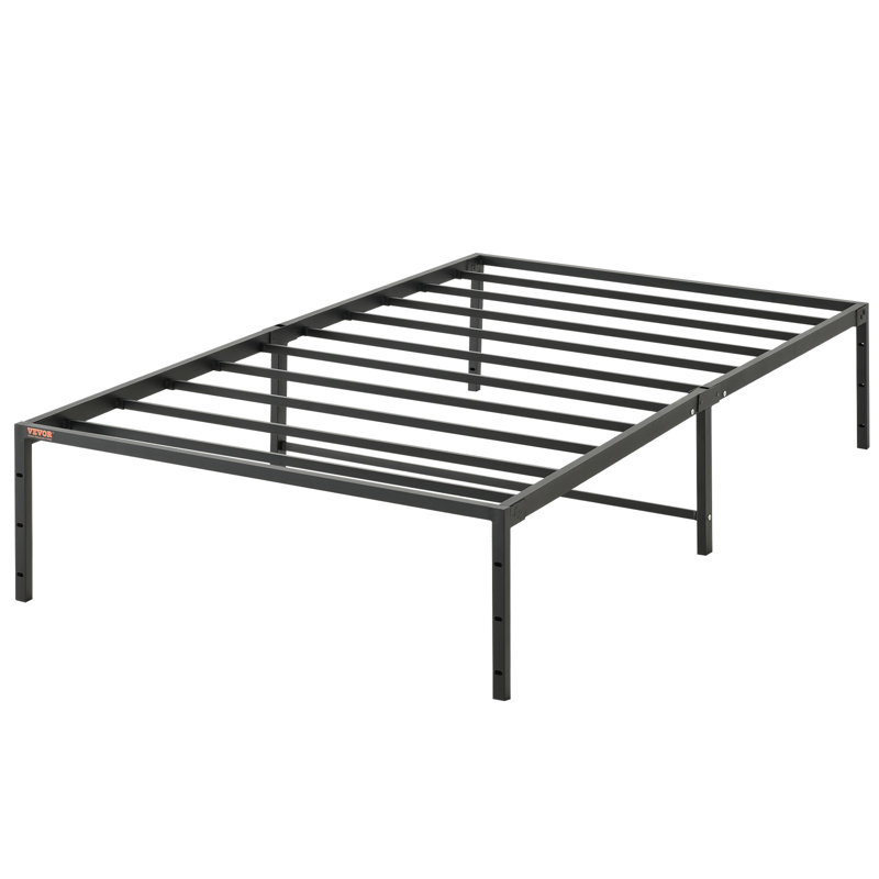 Tesfai 14'' Steel Platform Bed, Twin, 14"