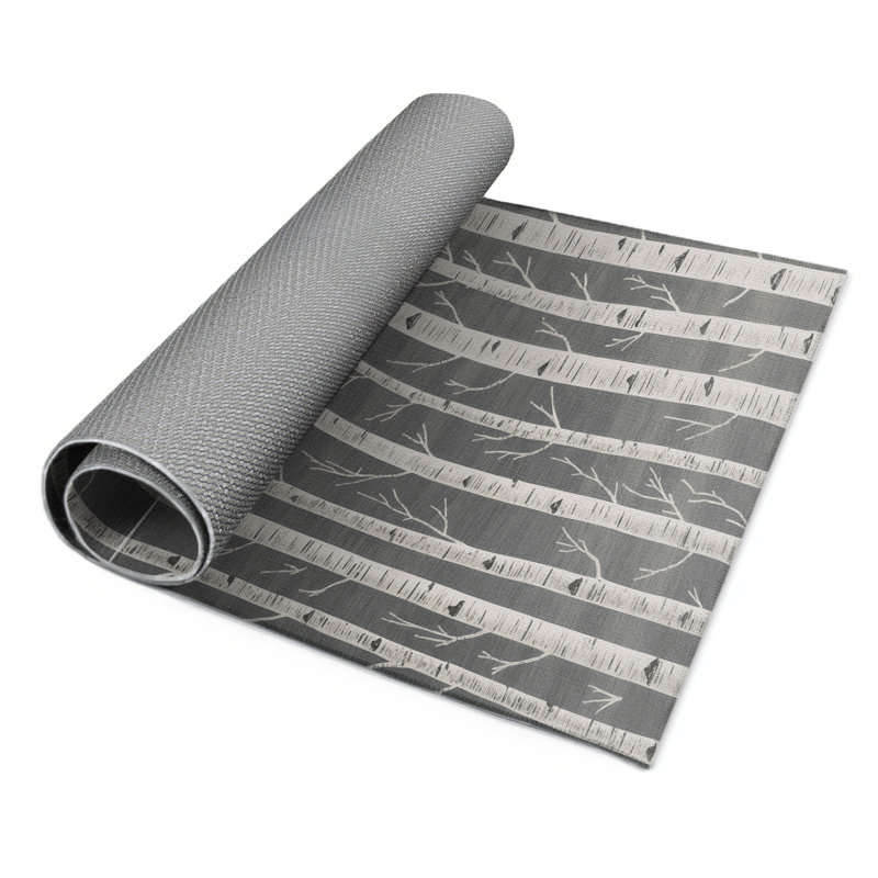 Tapis intérieur et extérieur gris Nature, Rectangle 9 pi x 12 pi