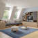 Anerinda Solid Hand Loomed Wool/Cotton Area Rug in Navy Blue