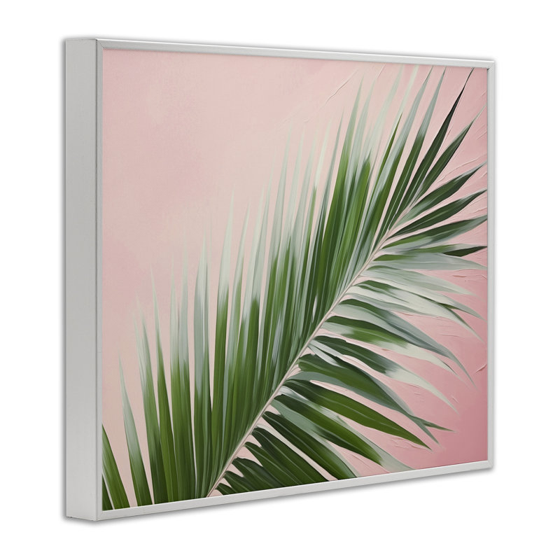  «Wispy Palm Leaf» sur estampe numérique par Arlington Prints, H 24 po x l 30 po