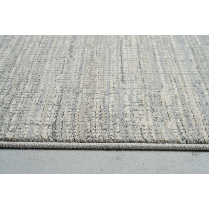 Abstract Area Rug, Rectangle 160 cm x 230 cm, Cream