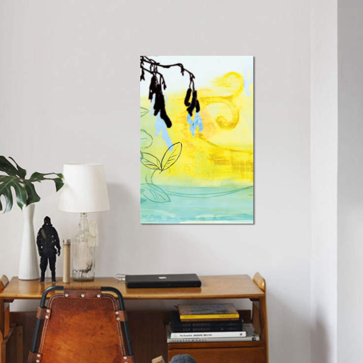 Pea Pods by PI Studio - Gallery-Wrapped Canvas Giclée, 12" H x 8" W x 0.75" D, Wrapped Canvas, No Mat
