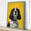 Portrait in Gold Modern - Wrapped Canvas-1410369103-1410369108