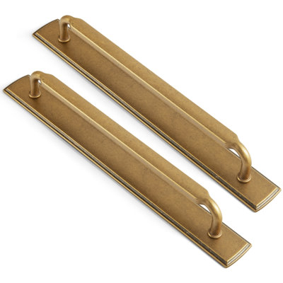 Classical Bar Pull With Backplate-G011