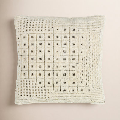 Danza Geometric Wool Pillow Cover