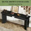 Table de couloir en bois (table basse incluse)
