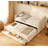 Daybed with 2 Storage Drawers and Trundle-1523458730