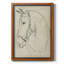 «Horse In Bridle S croquis II», toile encadrée de qualité supérieure - prête à être accrochée-1486077250-1482796560