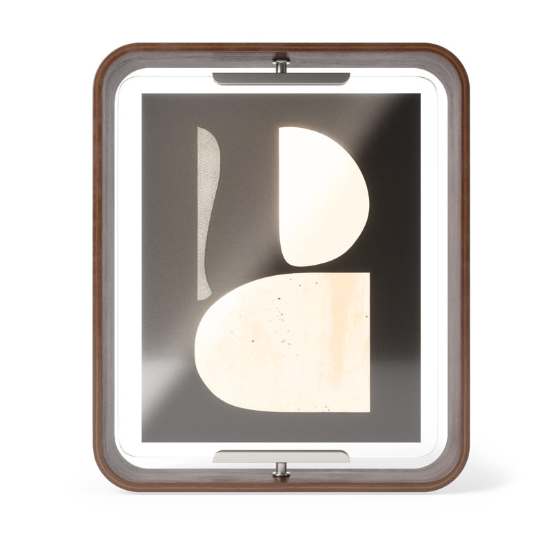 Bellwood Desk Picture Frame Natural Wood Frame 20 x 25 cm, Walnut