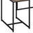 Modern Rustic Office Desk With 4 Storage - Oak And Black Port Charging Metal Sled Base For Stability