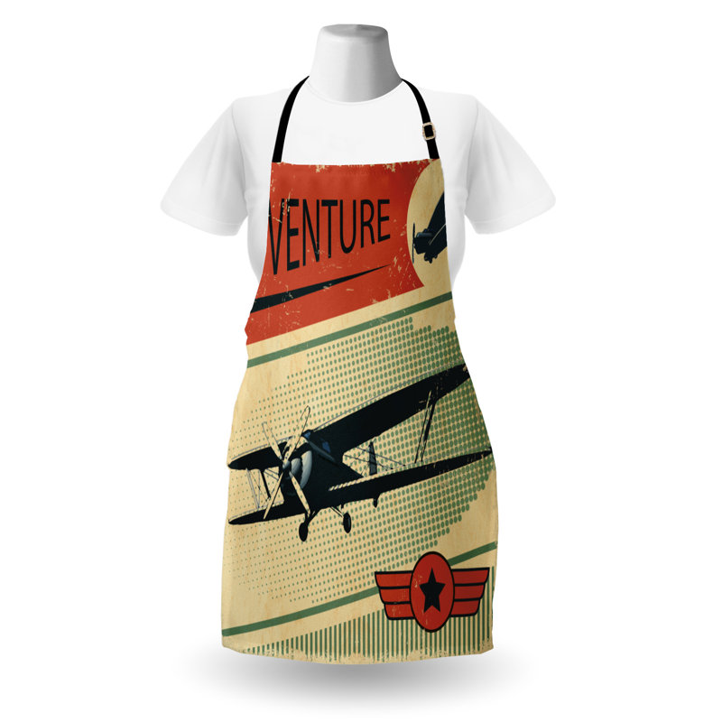 No Pattern Bib Apron