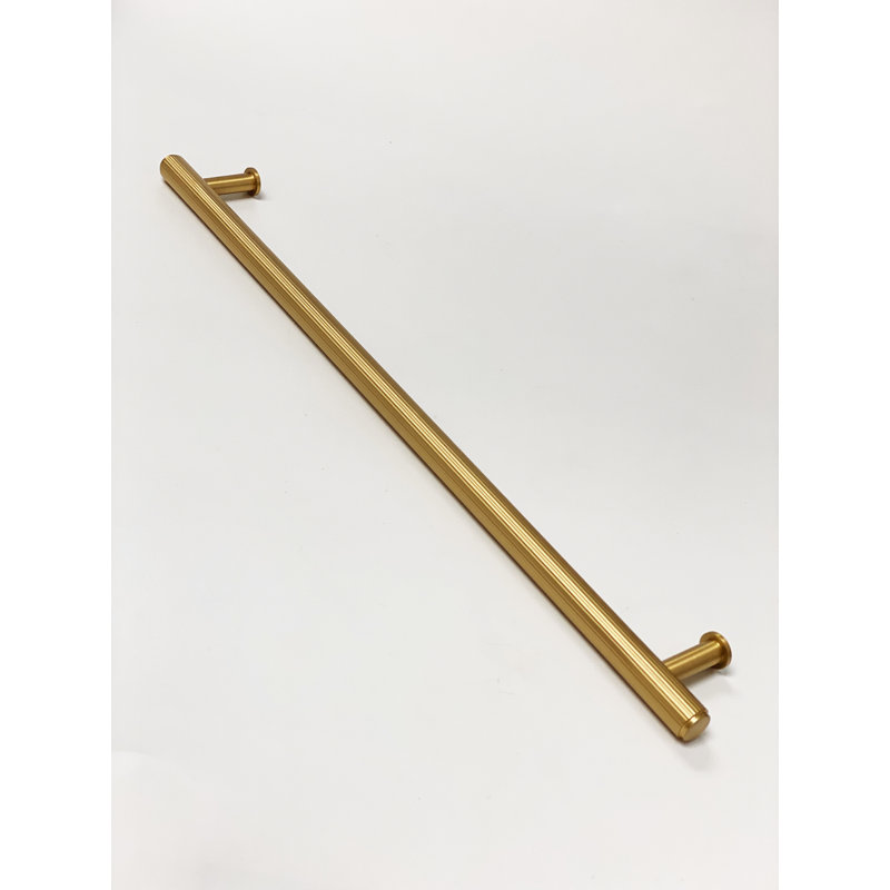 Lines Bar/Handle Pull in Satin Brass, 11 5/16"