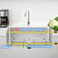 Évier de cuisine encastrable 30 po - Acier inoxydable de calibre 11 (3 mm), simple cuve avec rebord intégré avec grille de fond d'évier, conception de drain supérieure