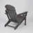 Hdpe Folding Adirondack Chair With Dual Cup Holder - Composite Adirondack Chair With Wood Texture-129423860