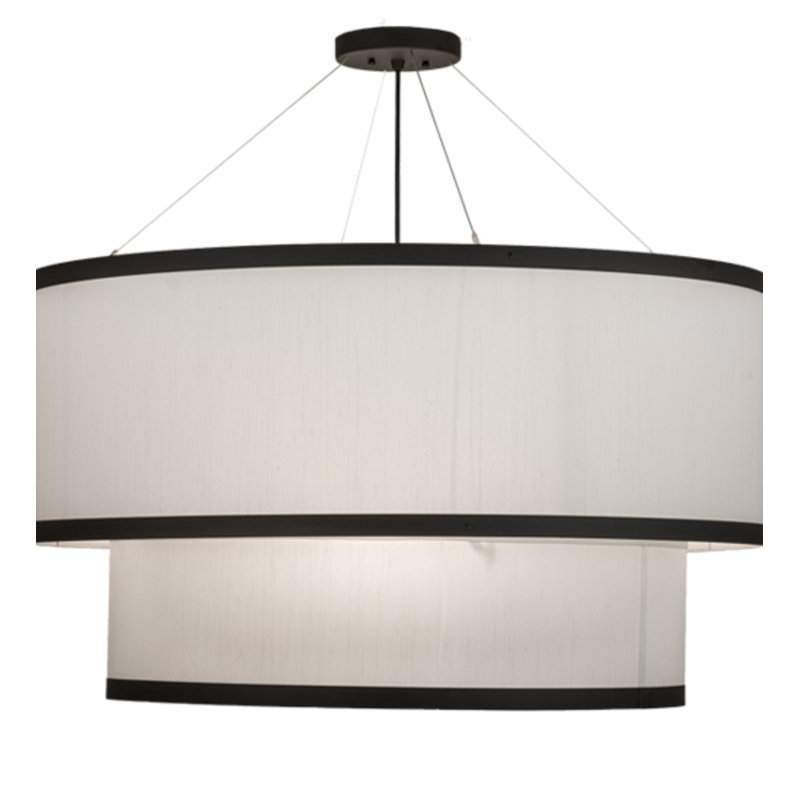 Lustre traditionnel unique à 3 lumières Cilindro