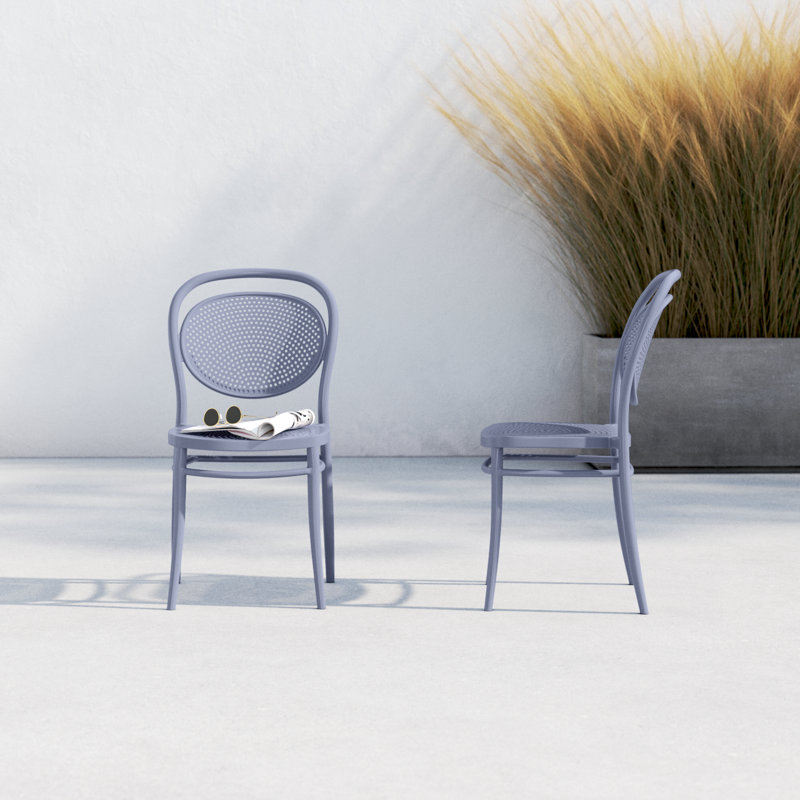 Chaise d'appoint de salle à manger Farrah, Gris foncé