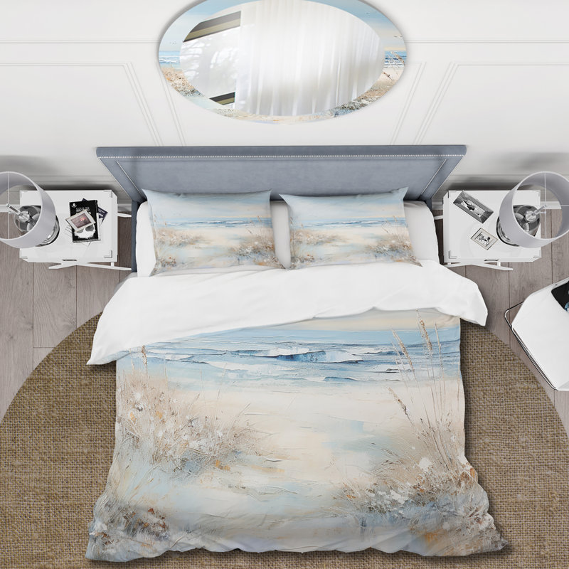 Ensemble de housse de couette Coastal Ocean Charm In Winter - Coastal Ocean