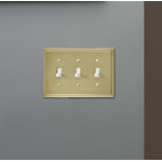 Mulholland 3-Gang Toggle Light Switch Wall Plate