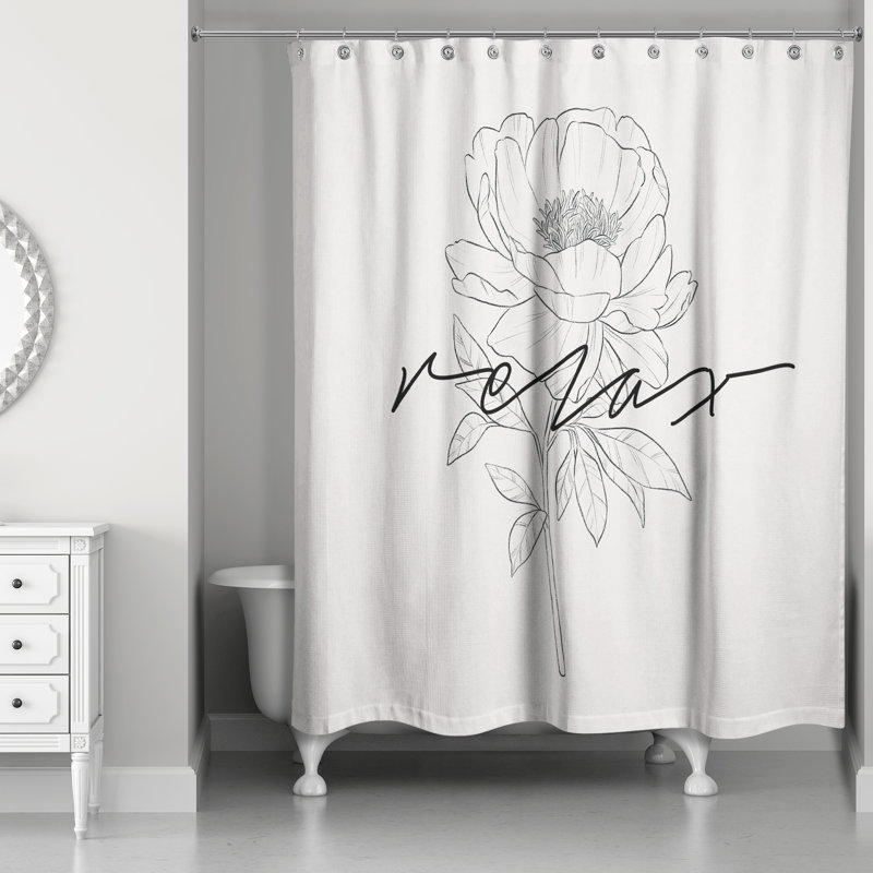 Rideau de douche Relax Poppy