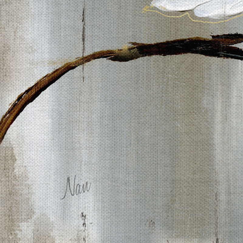 «Summer in Neutral I», reproduction de peinture à l'huile sur toile tendue, H 30 po x l 30 po x P 1,5 po