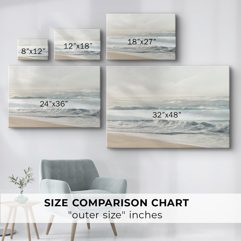 Douces vagues - Cavas enveloppés de galerie, 40 x 60
