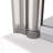 Bath Tub Pivot Shower Screen, With 1/4" Tempered Glass And Towel Bar  3458