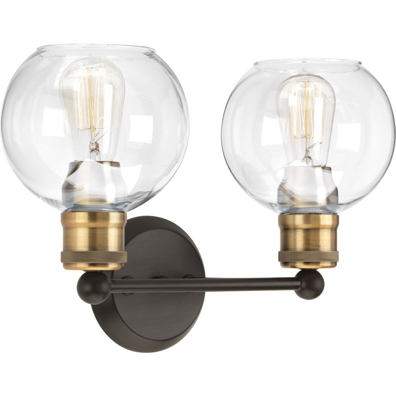 Nadya 2 - Light Dimmable Vanity Light, Antique Bronze/Black