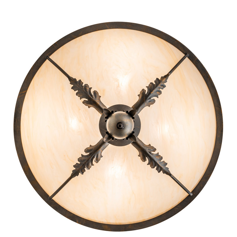 Hoja 4 - Light Semi Flush Mount