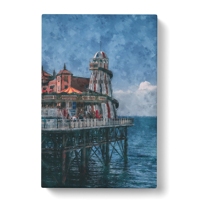 Brighton Pier - Wrapped Canvas, 76cm H x 50cm W x 3cm D