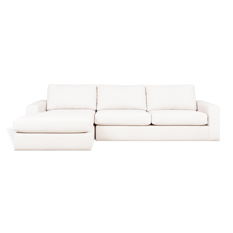 Ashdale Left Facing Sectional, Left Hand Facing, Brown