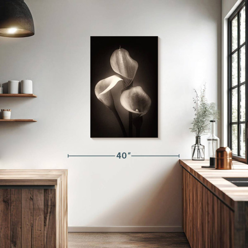 Harnek Calla Lilly Sepia, 36" H x 24" W