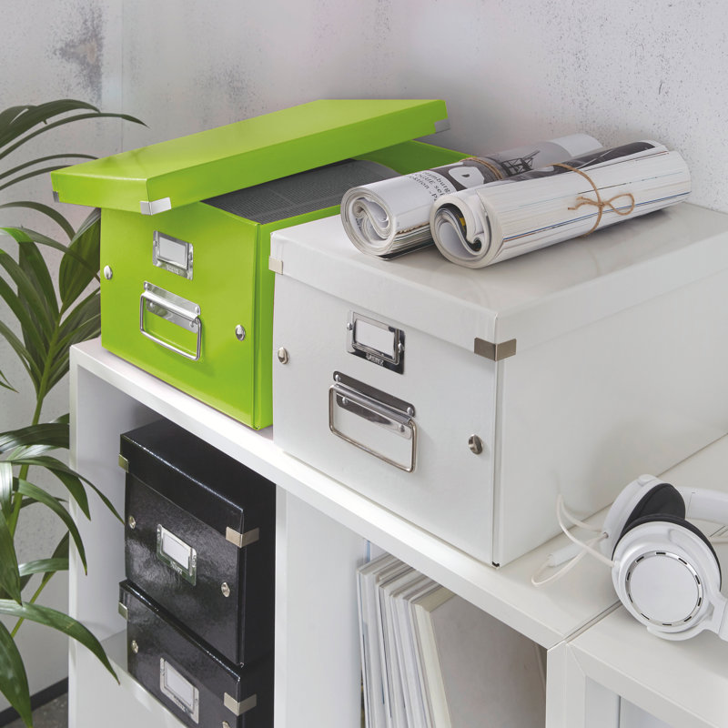 Leitz Decorative Bin, 28.1cm H x 20cm W x 37cm D, Green
