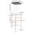 Hamilton 10-Light Modern Chandelier High Ceiling Large Long Pendant for Stairs Hallway Living Room with Remote Control
