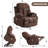 Power Lift Recliner Chair With Heat And Massage Electric Fabric Recliner Chair For Elderly With Side Pocket, USB Charge Port, Remote Control For Living Room-1263609405