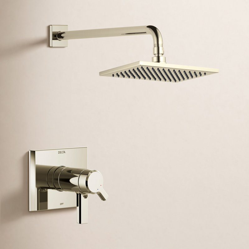 Pivotal® Shower Faucet with H2Okinetic® Technology, Lumicoat Polished Nickel