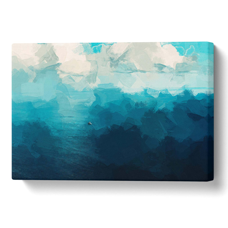 Boat out to Sea - Wrapped Canvas, 61 cm H x 40.6 cm W