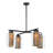 Polaris 4 - Light Outdoor Chandelier-55702452-55702454