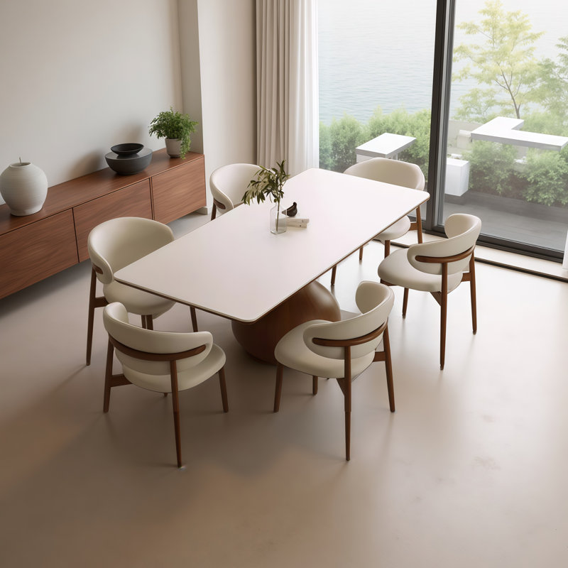 Table de salle à manger Modern, H 29,5 po x L 55,1 po x l 31,5 po