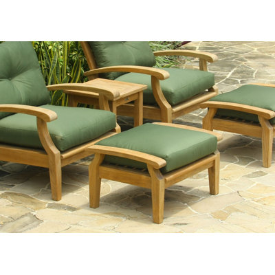 Repose-pieds d'extérieur avec coussin Lowery