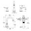 Widespread 2-handle Bathroom Faucet with Drain Assembly-80806990