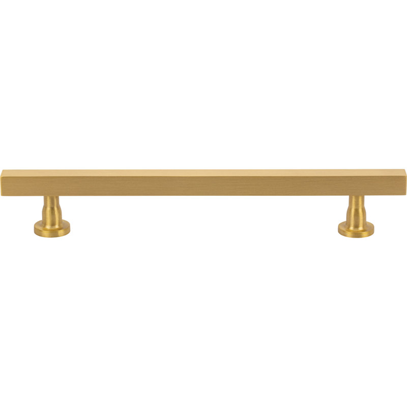Dante Bar Pull, 6 5/16", Satin Brass