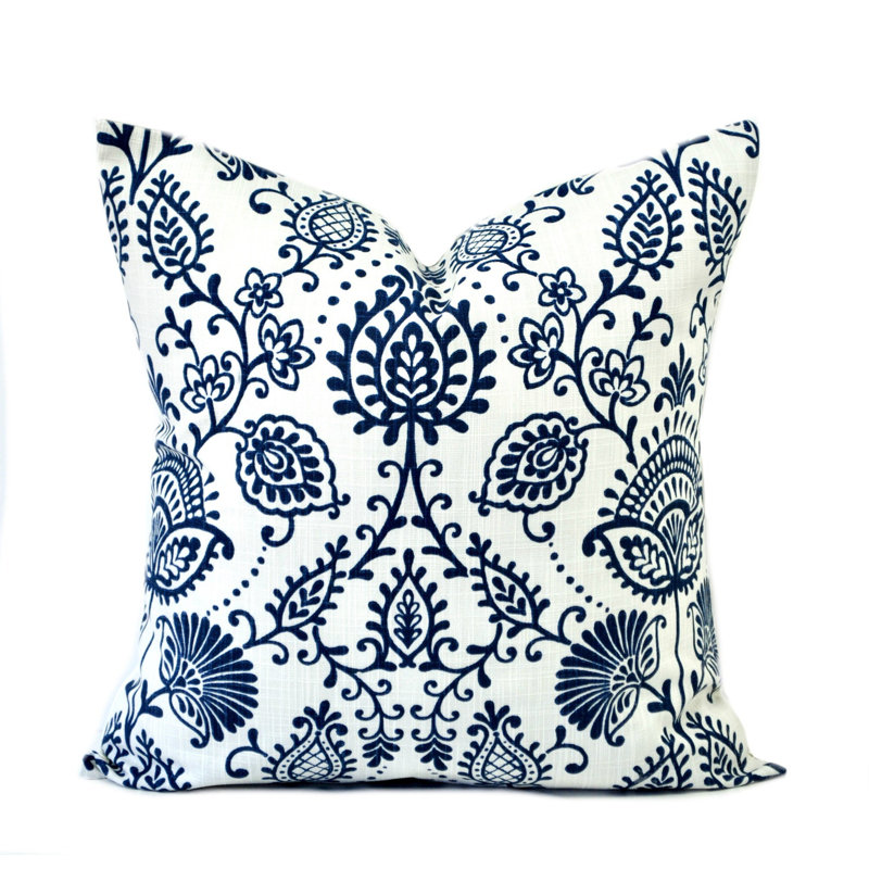 Housse de coussin 100% coton, H 19 po x l 19 po