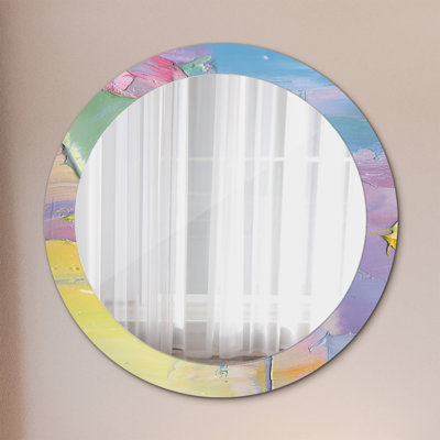 Huldar Glass Flat Wall Mirror