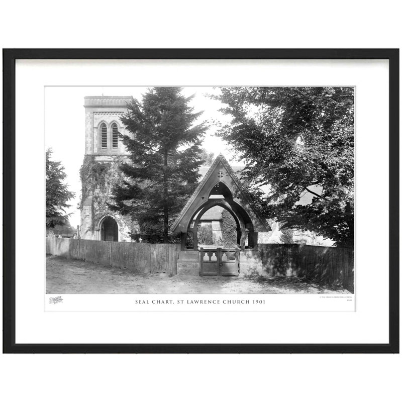 Seal Chart, St Lawrence Church 1901 by Francis Frith - Single Picture Frame Print, 60cm H x 80cm W x 2.3cm D