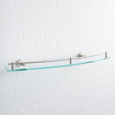 Ceeley Glass Accent Shelf