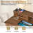 59" Farmhouse Office Desk with Barn Door, Charging Station & Storage Cabinet, Rustic Home Study Desk with Monitor Stand, Keyboard Tray and File Drawer for Study or Living Room-1797931028