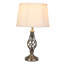Zoey 49cm Twist Traditional Antique Brass Metal Table Lamp